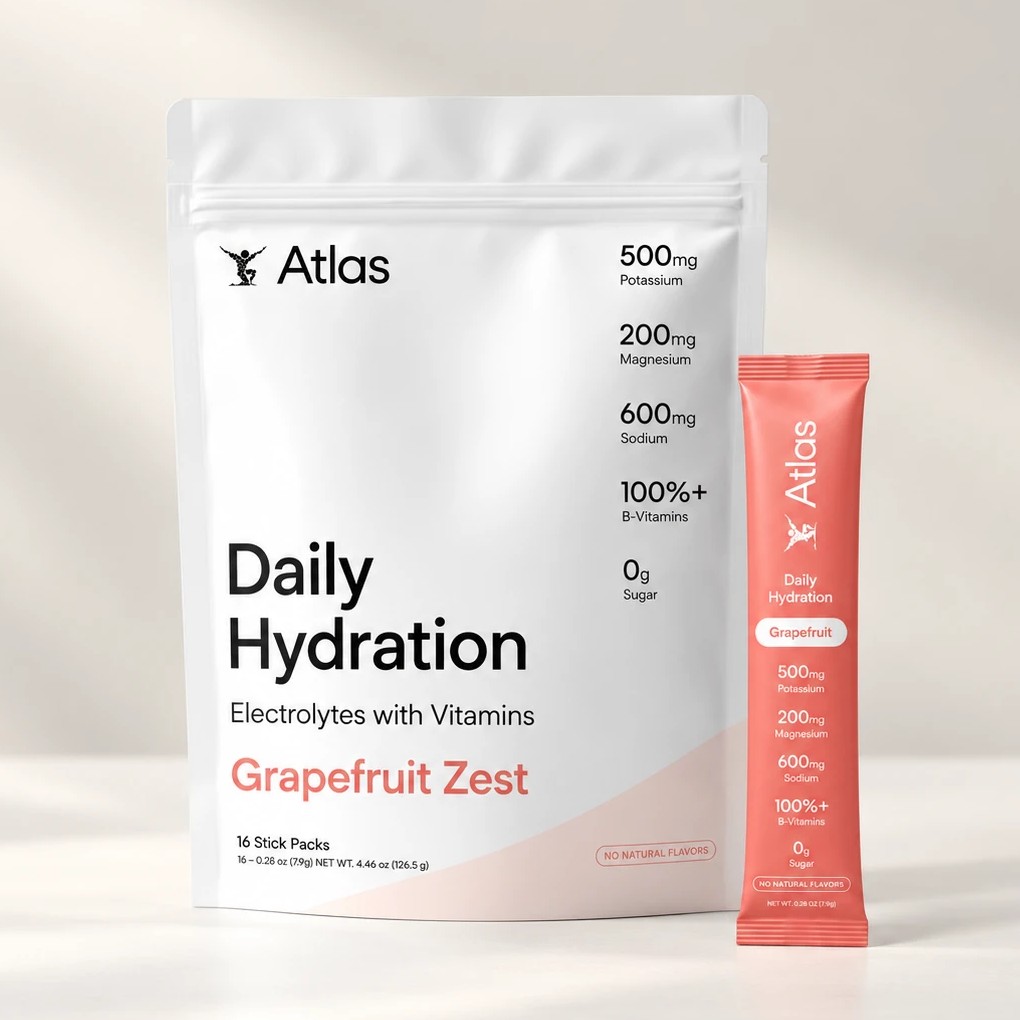 Atlas Grapefruit pouch and stick pack